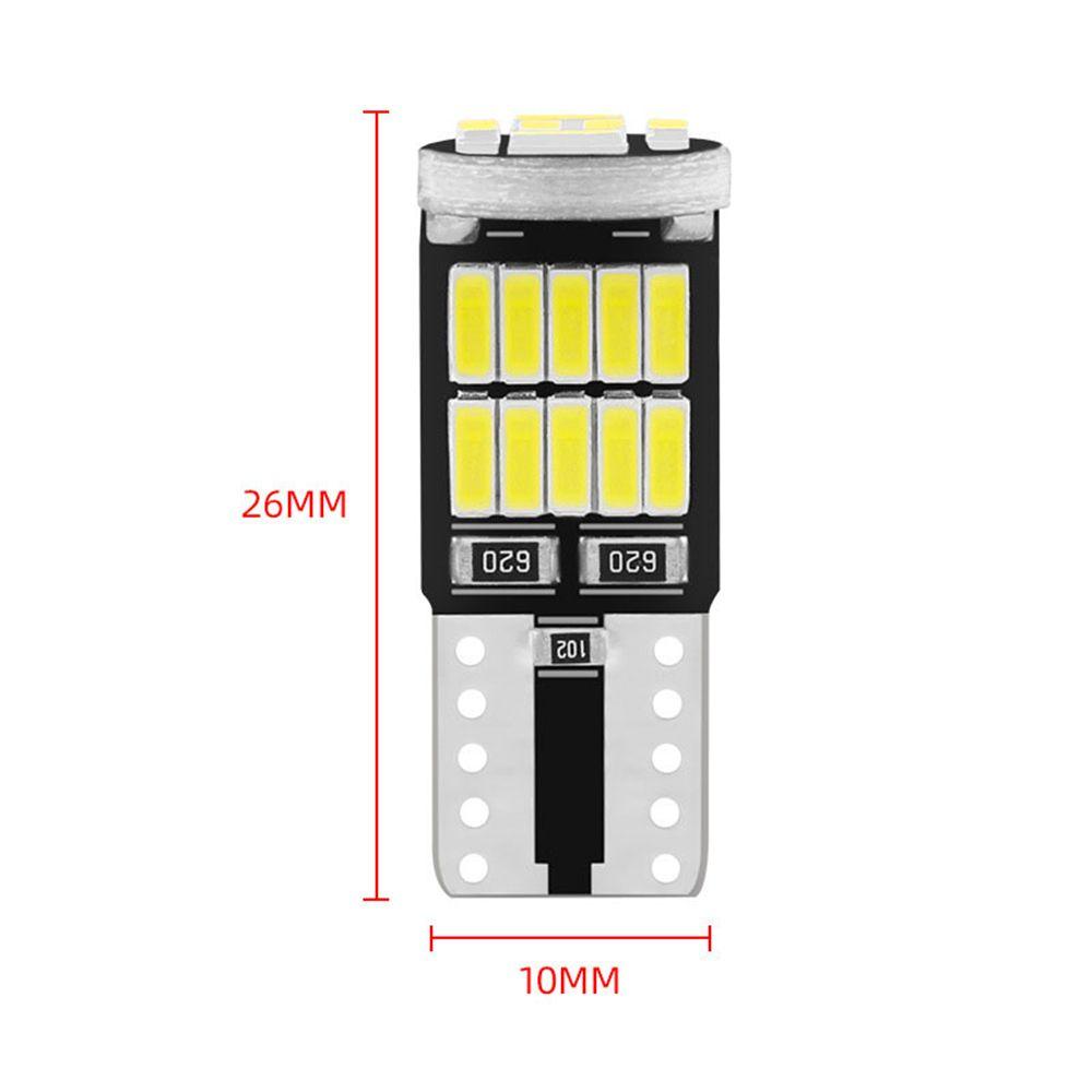 Set 10 Đèn Led W5W T10 Siêu Sáng Gắn Biển Số Xe Hơi