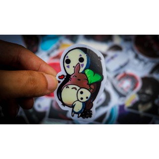 Combo 25 - 100 sticker chủ đề Vô Diện (Kaonashi)
