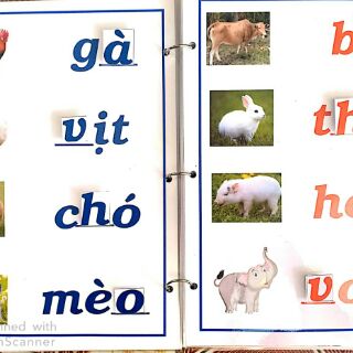 Học liệu bé học ghép vần