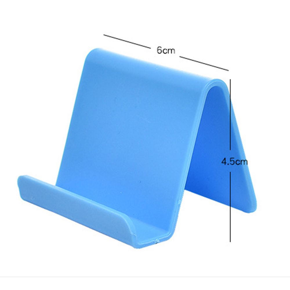 Giá đỡ điện thoại/máy tính bảng bằng nhựa mini để bàn nhiều màu thông dụng