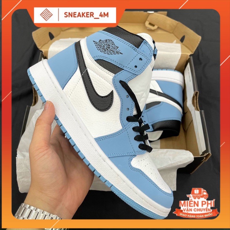 (ảnh thật) giày thể thao jd1 xanh đen cao cổ nam nữ