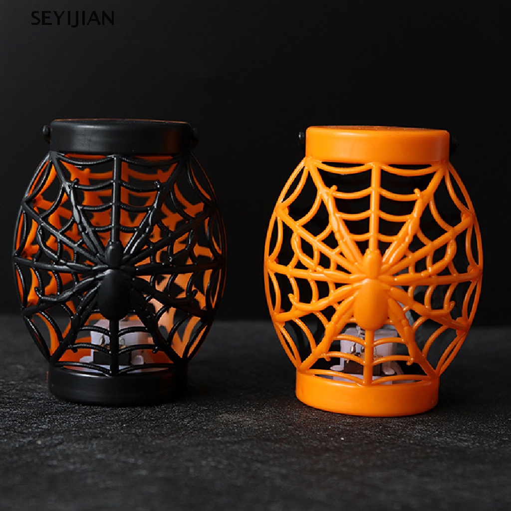 Sey Đèn Lồng LED Hình Bí Ngô Ma Quỷ Bí Ngô Trang Trí Cây Thông Giáng Sinh Halloween JAN