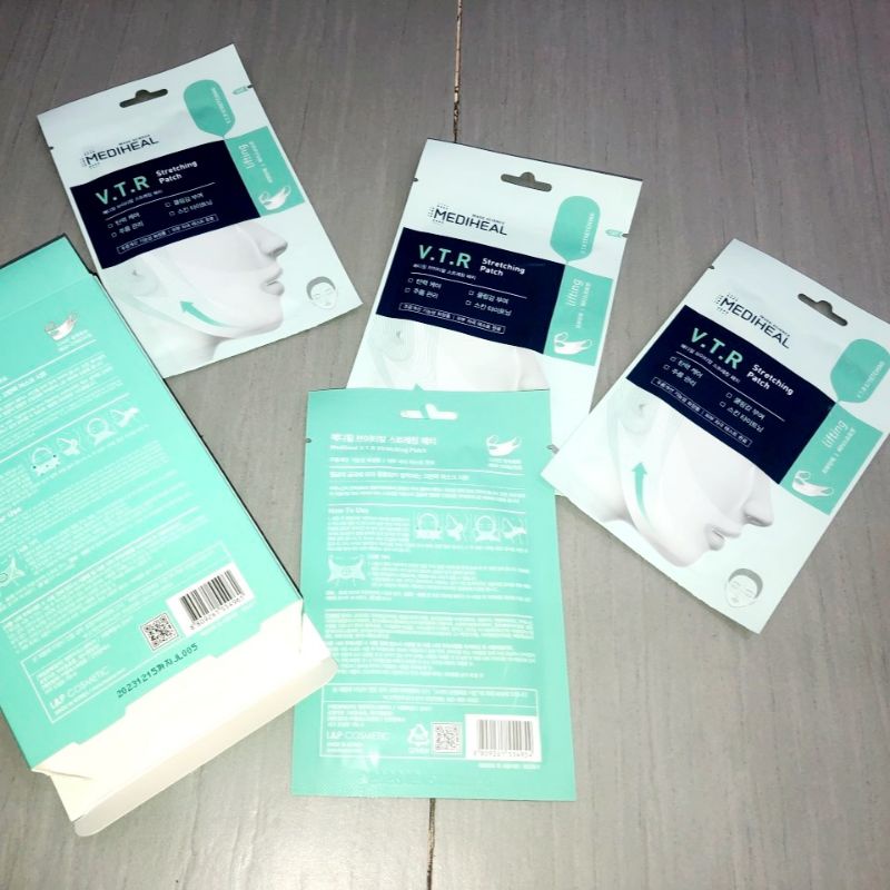 (GRAB / NOWSHIP) (DATE 23/03/2024) Mặt Nạ Nâng Cơ, Tạo Hình V-Line Mediheal V.T.R Stretching Patch