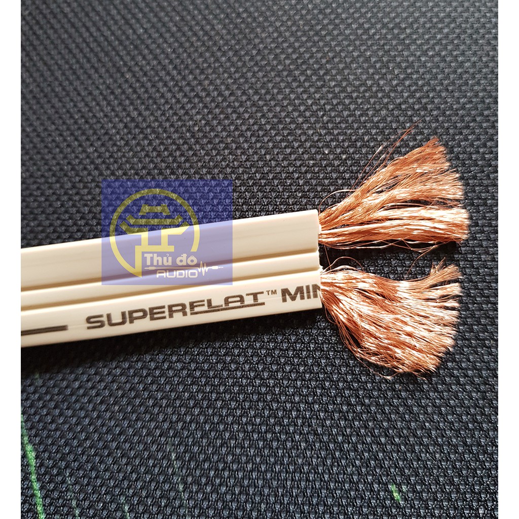 Dây loa Monster SUPERFLAT MINI 2 lõi 840 sợi_2 lõi * 3.52mm đồng nguyên chất