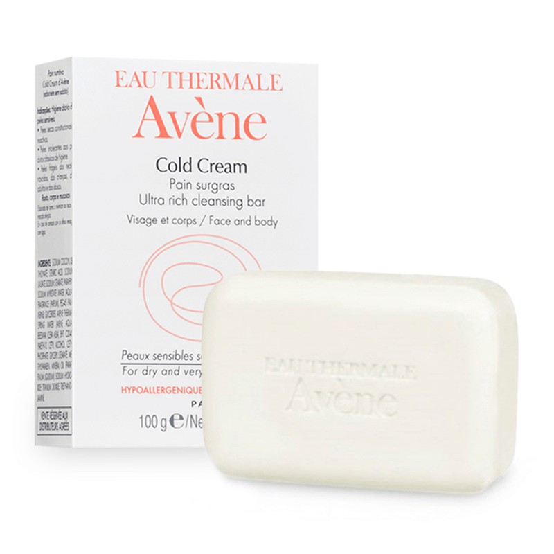 Thanh Kem Tắm Và Rửa Mặt Cho Da Khô Avene Cold Cream 100g