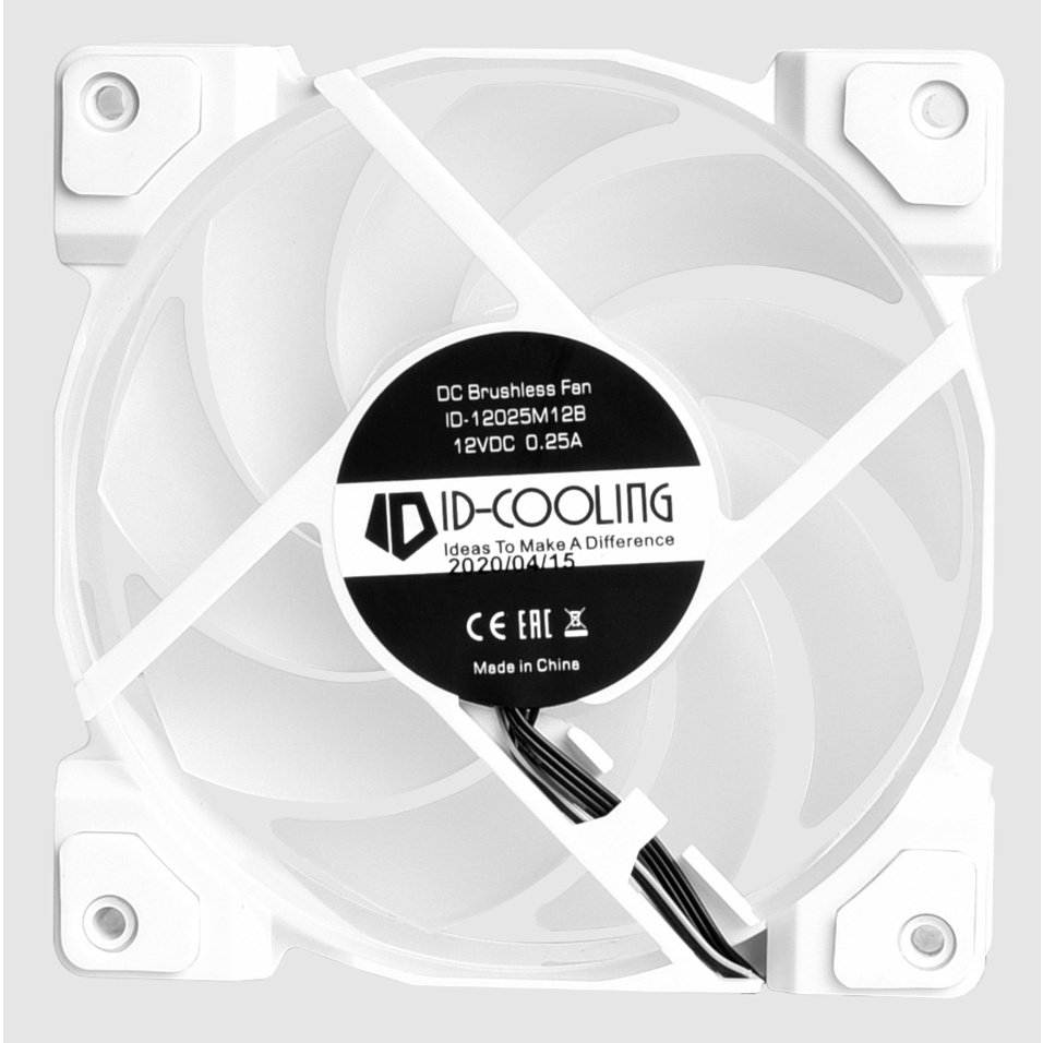 Bộ 3 quạt tản nhiệt ID-Cooling DF-12025-ARGB-TRIO - Chính hãng BH 24T