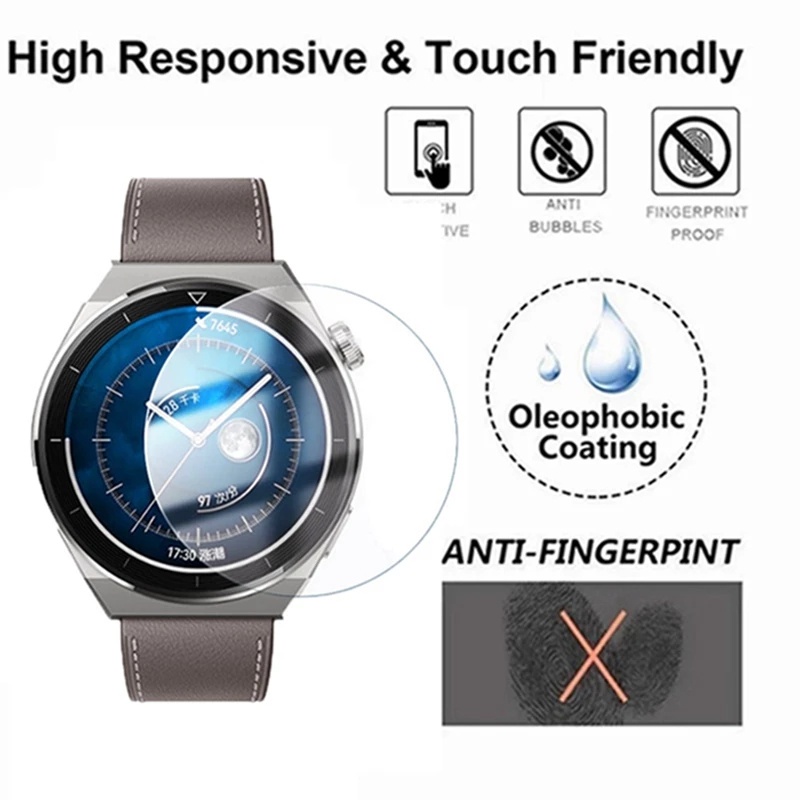 Kính Cường Lực HD Bảo Vệ Màn Hình Đồng Hồ Huawei Watch GT 3 2 Pro