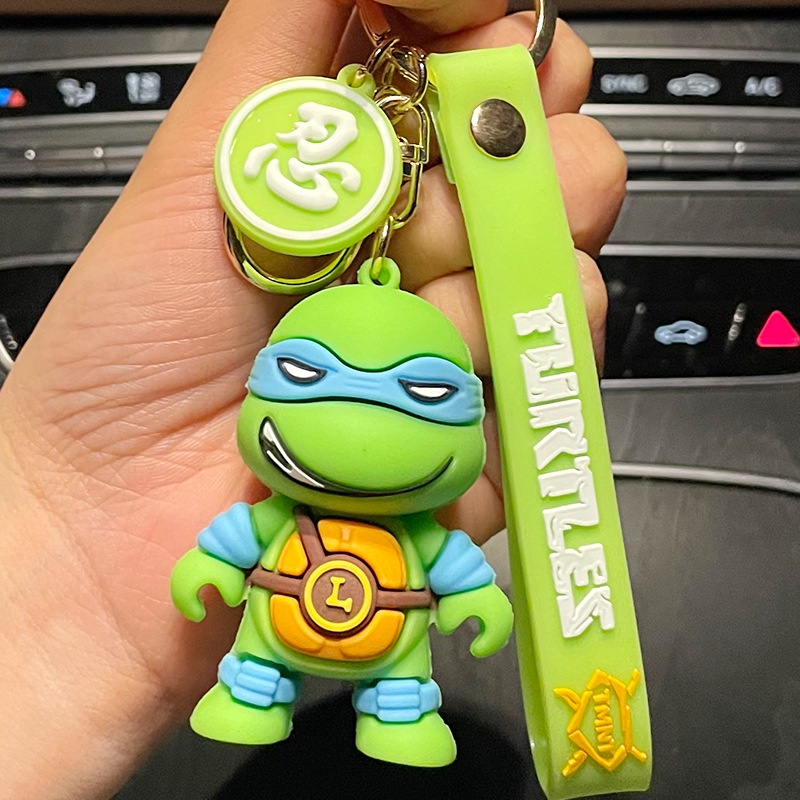 Móc Khóa Hình Ninja Rùa Hoạt Hình Nhật Bản Dễ Thương