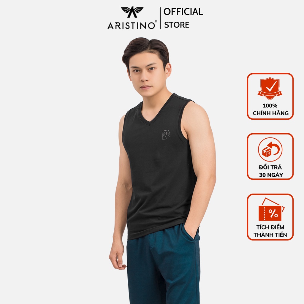 Áo tank top chất cotton mềm mịn Aristino ATT011S9