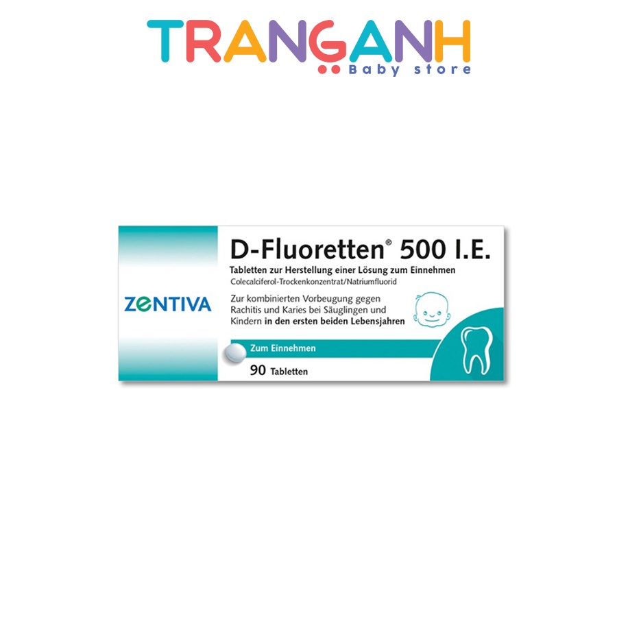 Vitamin D Fluoretten 500 IE Đức cho bé