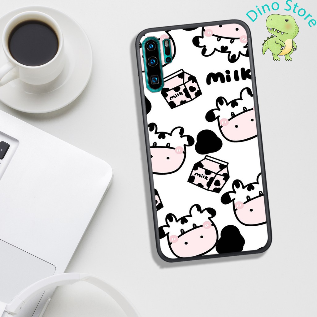 ỐP LƯNG HUAWEI P30 PRO, IN HÌNH CHÚ BÒ SỮA CUTE.