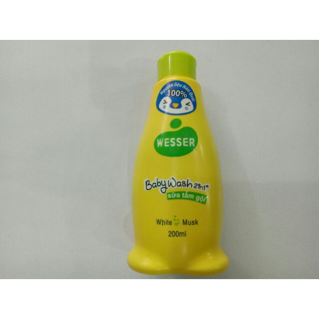 Sữa tắm gội Wesser hương phấn 200ml date xa