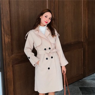[HÀNG ORDER] Áo khoác măng tô thắt đai basic UL032-1
