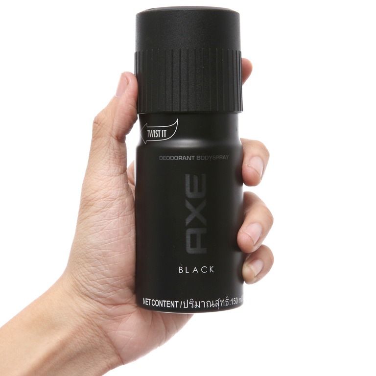 Xịt nước hoa toàn thân AXE Black 50ml hương Nồng nàn điềm tĩnh đậm khí chất - khử mùi nam