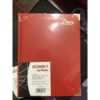 Sổ DIARY 7 Bìa Bồi  - 160 Trang
