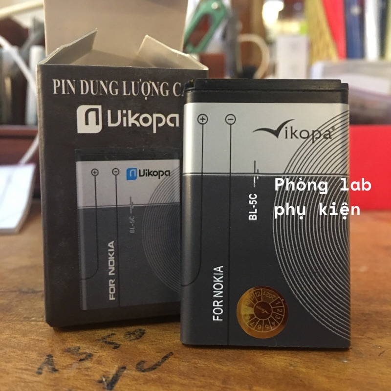 Pin BL-5C và BL-4C Vikopa Hàng Việt Nam chất lượng cao