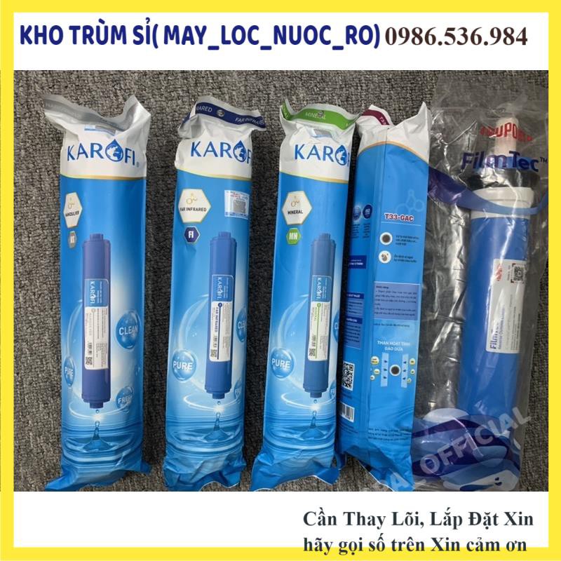 Bộ 5 Lõi Lọc Nước Gồm: Số 4,5,6,7,8 Karofi 100% Chính Hãng👉 Combo bộ 5 Lõi Lọc Karofi 👉 Lõi Lọc Số 4