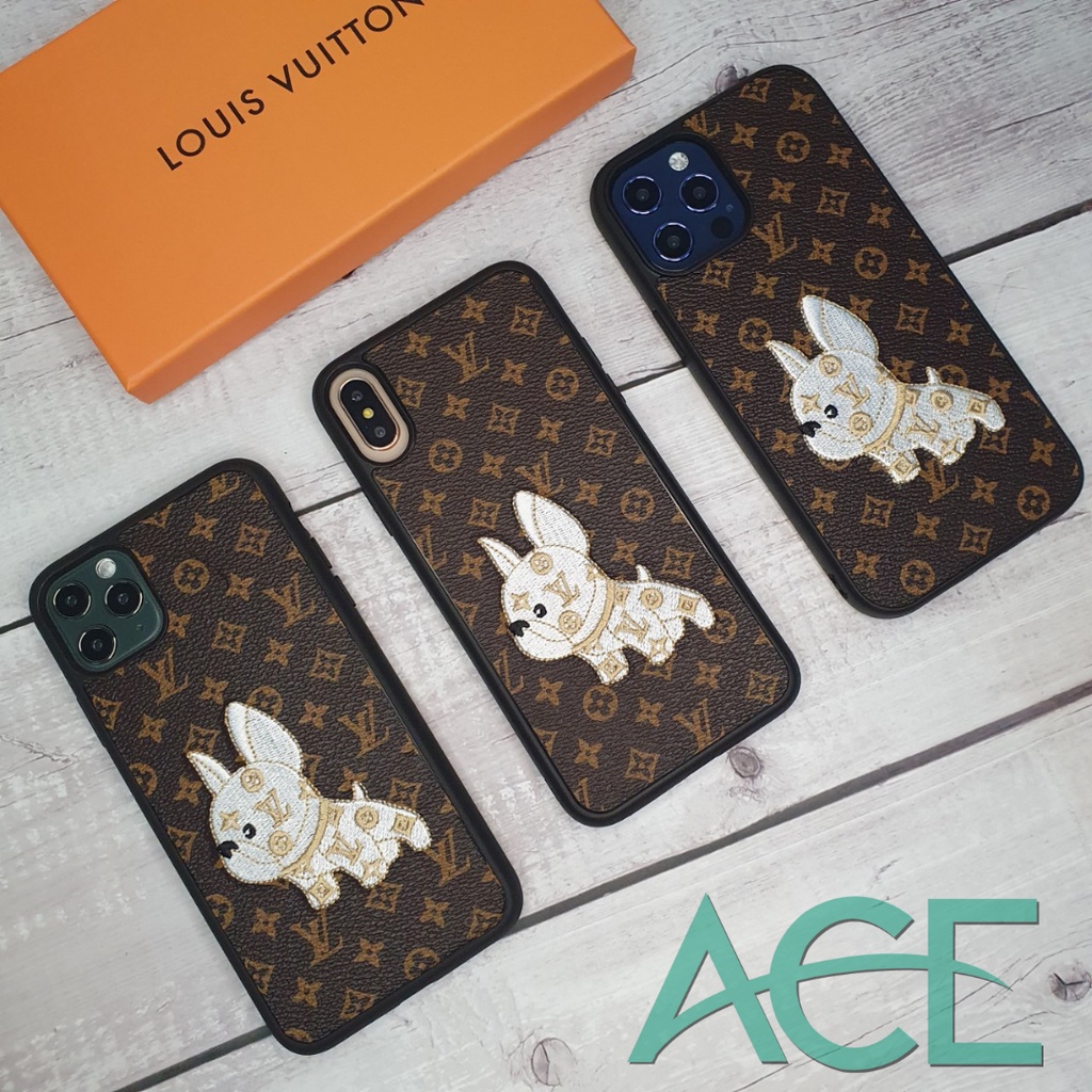 Ốp fullbox LV chó Bull cho iPhone 13promax,13,13pro,12promax,12,12pro,11promax,11,11pro,xsmax,x,xs.....