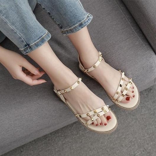 Casual sandals versatile net red girl students fashion going out women's sandals