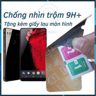 Dán chống nhìn trộm Essential Phone PH-1 - Dán cường lực dẻo nano 9H+0