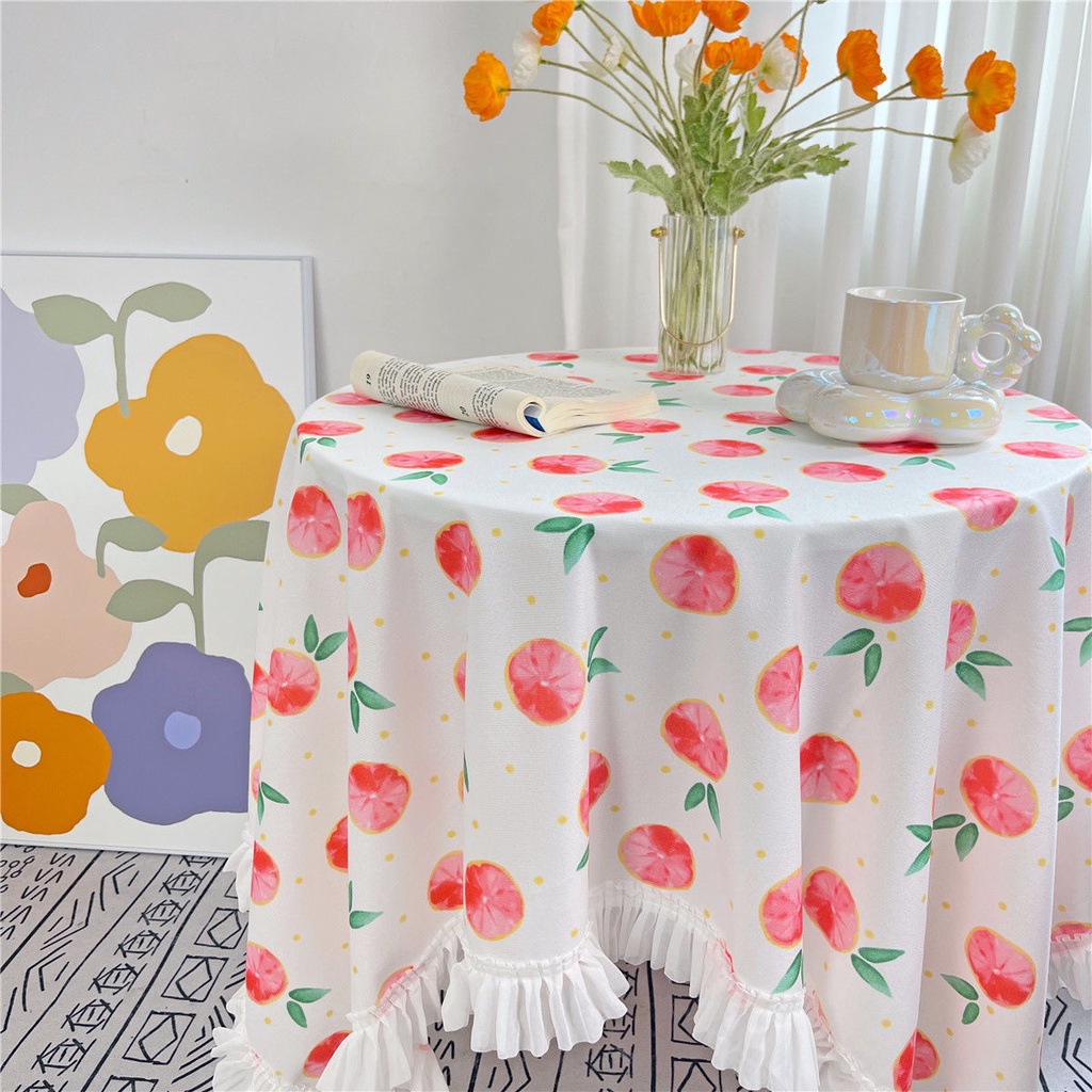 Khăn Trải Bàn Nhỏ Tươi Phong Cách Khăn Trải Bàn Tròn Hoa Hình Chữ Nhật Khăn Trải Bàn Vải Nỉ Ren Khăn Trải Bàn Cà Phê Khăn Trải Bàn Vải Mục Vụ