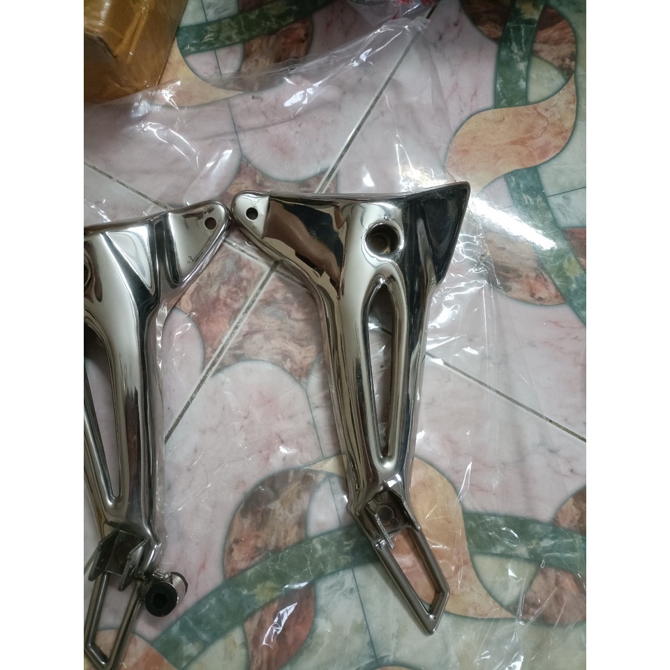 Pát gác chân sau Wave Rs100, Wave Alpha 2008 - 2016 inox 304