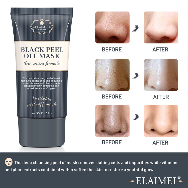 Mặt Nạ Lột Mụn Đầu Đen Làm Sạch Sâu Kiểm Soát Dầu 50ML YOUYO Dành Cho Nam Và Nữ