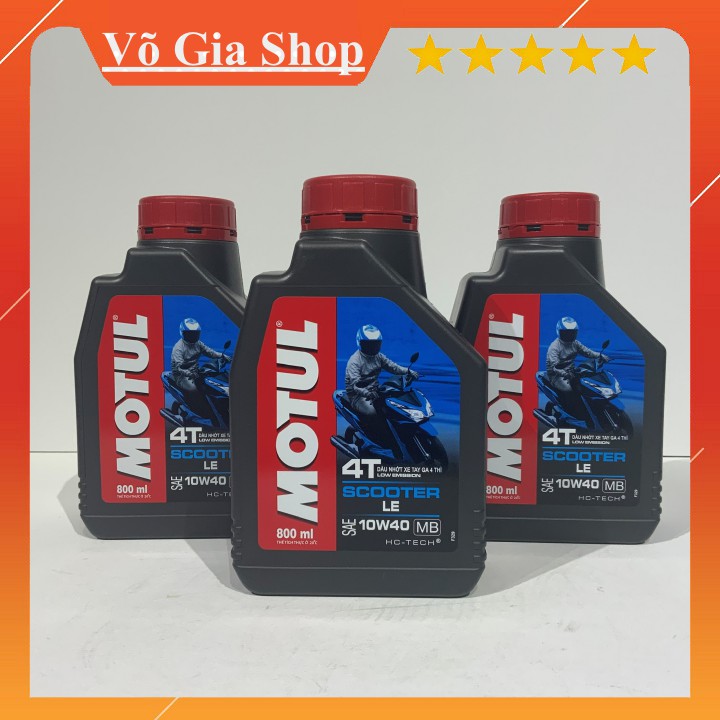 Nhớt MOTUL SCOOTER LE 10W40 800ml -  Nhớt xe tay ga cao cấp chính hãng