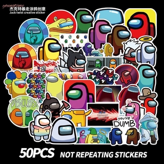 Bộ 50 / 100 Miếng Dán Graffiti Trang Trí Không Thấm Nước