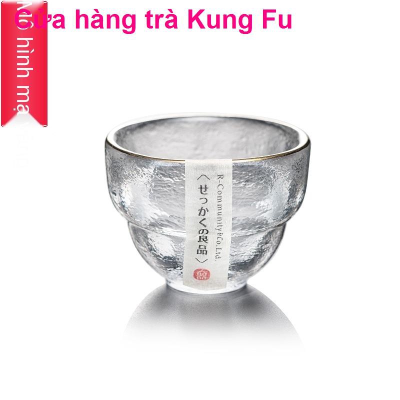 Mẫu lạnh Làm bằng tay thủy tinh trong suốt Tách trà Kung Fu Chén nhỏ chủ sở hữu