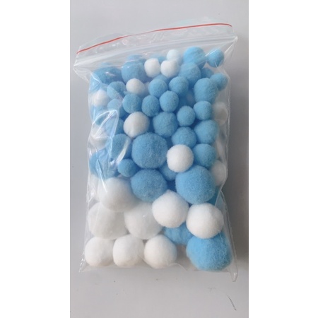 Quả pom pom loại đẹp 15ml-20mm-25mm Nhiều Màu Sắc Dùng Để Trang Trí