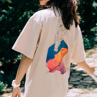 Áo thun in kĩ thuật số oliver call me by your name cotton 100% màu begie siêu xịn mịn