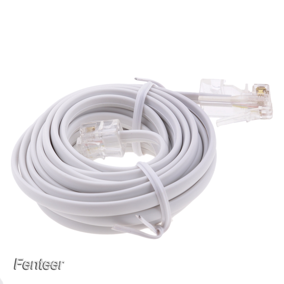 10ft RJ11 to RJ45 Ethernet 4 pin Modem Internet Router ADSL Telephone Cable | BigBuy360 - bigbuy360.vn
