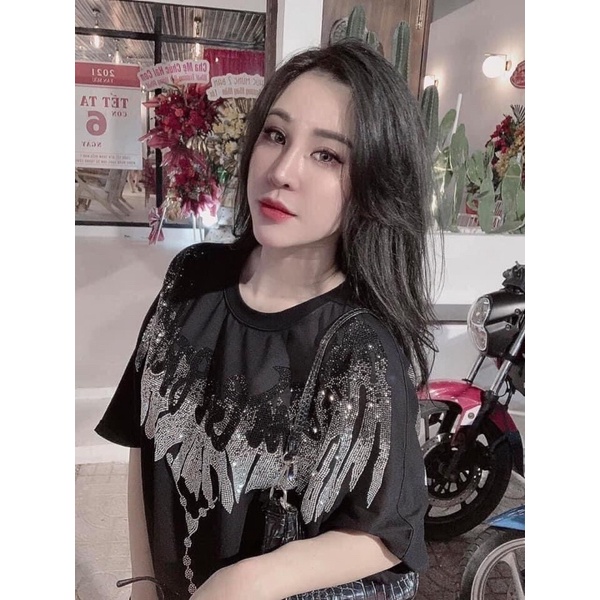 ⚡️ 𝐅𝐑𝐄𝐄 𝐒𝐇𝐈𝐏 ⚡️Áo Phông Nam Mc Burlon hoạ tiết cánh chim scap new