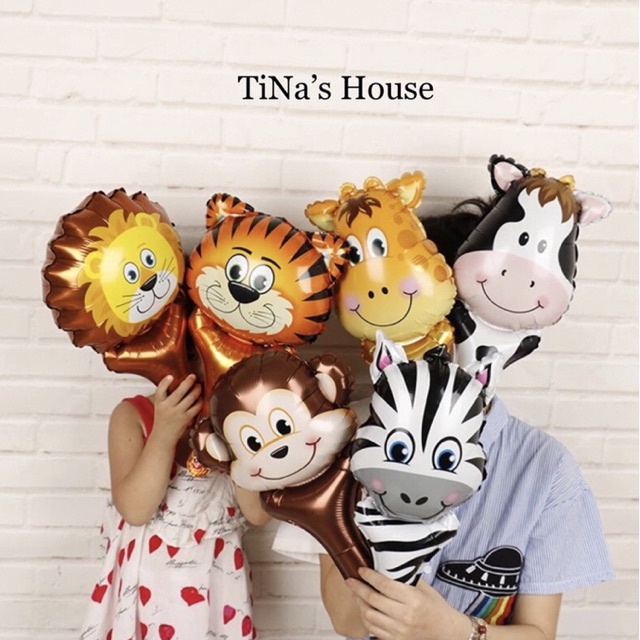 Bong bóng cho bé tráng nhôm hình thú dễ thương - TiNa’s House