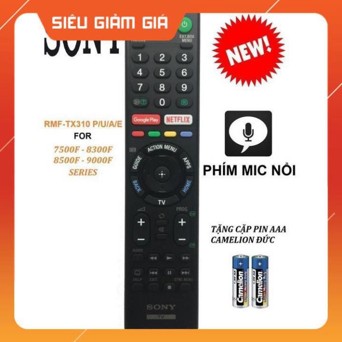 Remote điều khiển TV SONY SMART Có giọng nói Micro Chuẩn chính hãng SONY ( hàng xịn ,zin) - Giá tốt nhất