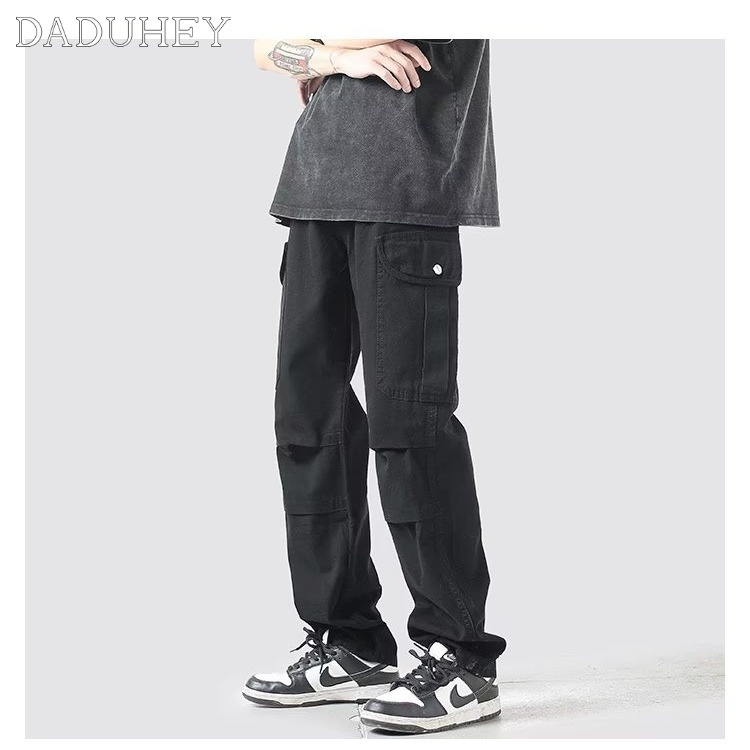 Quần Dài Dáng Rộng Phong Cách Thời Trang Đường Phố Mỹ Dành Cho Nam Và Nữ