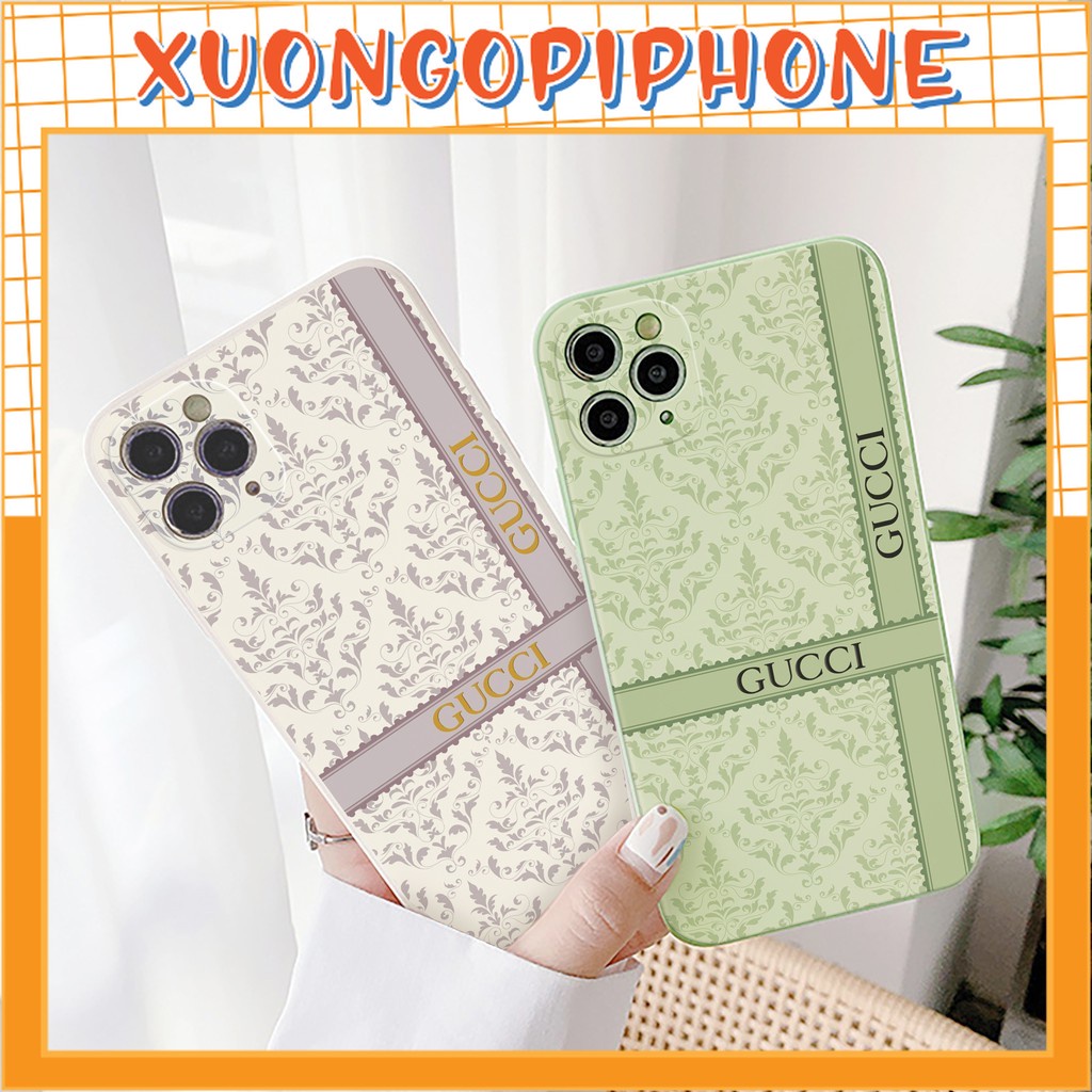 Ốp lưng IPhone Guuchi cạnh vuông 🔸6/6plus/6s/6splus/7/7plus/8/8plus/x/xr/xs/11/12/13/14/pro/max/plus/promax BVC318