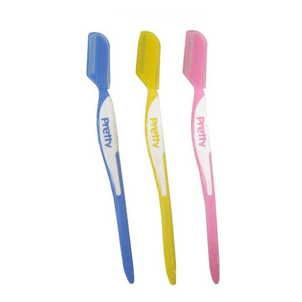 Set 3 Dao Cạo Lông Mày KAI Pretty Cao Cấp Nhật Bản