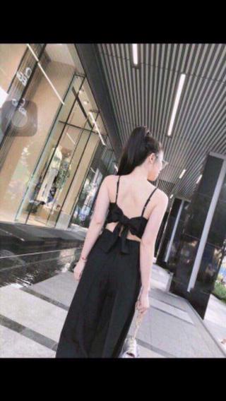 🍉 SET ÁO CỘT NƠ + QUẦN ỐNG RỘNG 🍉