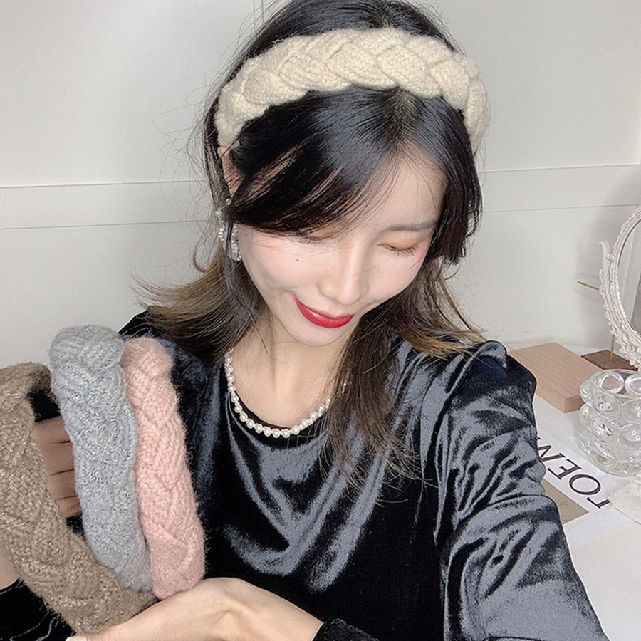 Băng Đô Len Thời Trang Hàn Quốc Cho Nữ