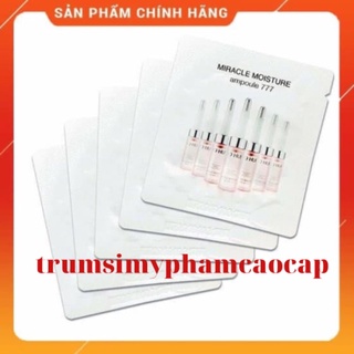 Tinh chất dưỡng căng bóng da Ohui Miracle Moisture Ampoule 777