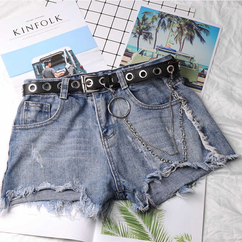 Thắt lưng khóa tròn đơn giản phong cách Punk Âu Mỹ cá tính 13533