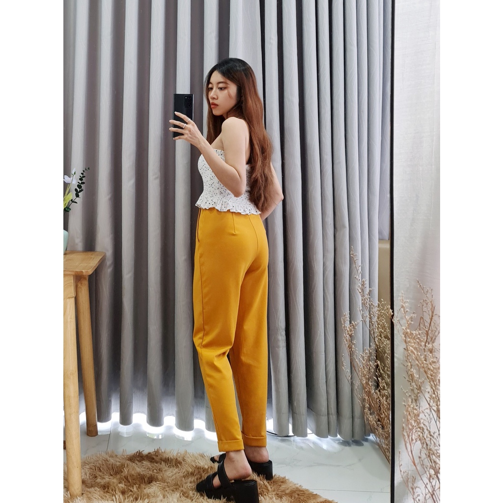 Q6866 - Quần thun dài H4M lật lai,trơn