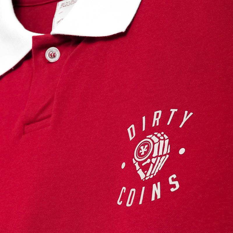 [Hàng Chính Hãng] Áo Polo Dirty coins - Đỏ