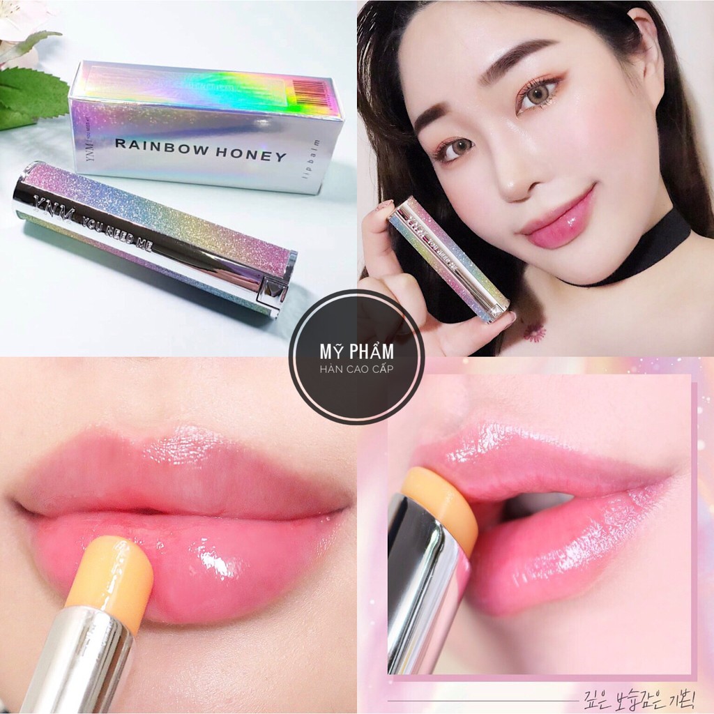 Son dưỡng môi 💝 Freeship từ 150K 💝 Giảm 20K Khi Nhập [MIPHAM20K] 💝 Son YNM Rainbow Honey Lipbalm | BigBuy360 - bigbuy360.vn