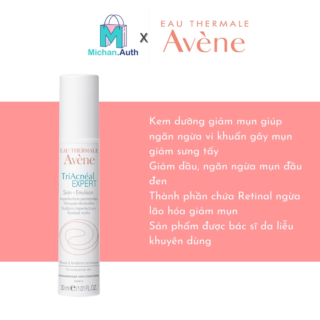 Kem Giảm Mụn Avene TriAcneal Expert Soin Emulsion 30ml