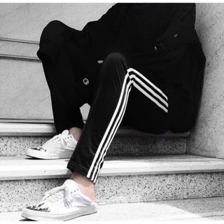 QUẦN JOGGER ADIDAS 3 SỌC HÀNG XỊN LOGO THÊU - NAM NỮ ĐỀU MẶC ĐƯỢC