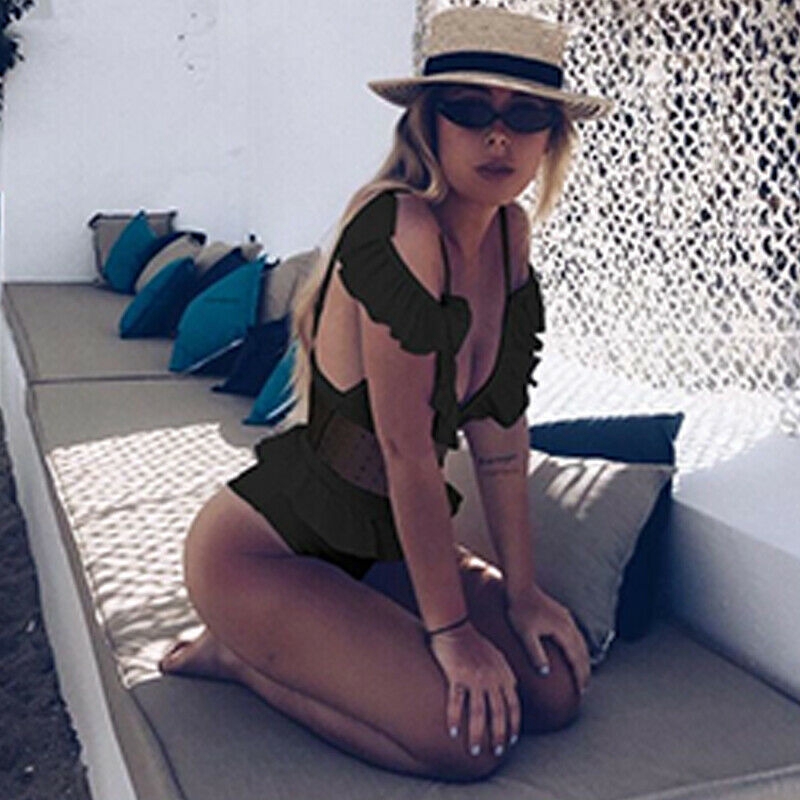 Đồ bơi một mảnh phối lưới thiết kế quyến rũ cho phái nữ | BigBuy360 - bigbuy360.vn