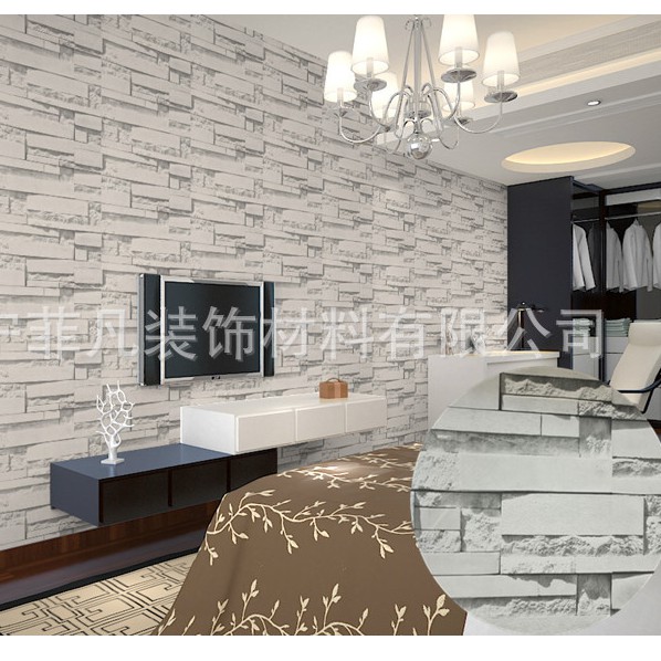 10m giấy dán tường sẵn keo đá ghi xám khổ 45cm 5223 | BigBuy360 - bigbuy360.vn